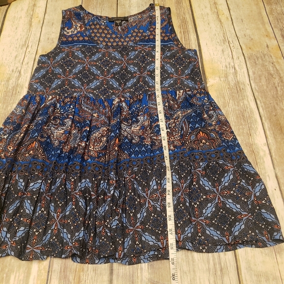 Karen Kane Boho Sleeveless Tunic Blouse Size S - Picture 8 of 9